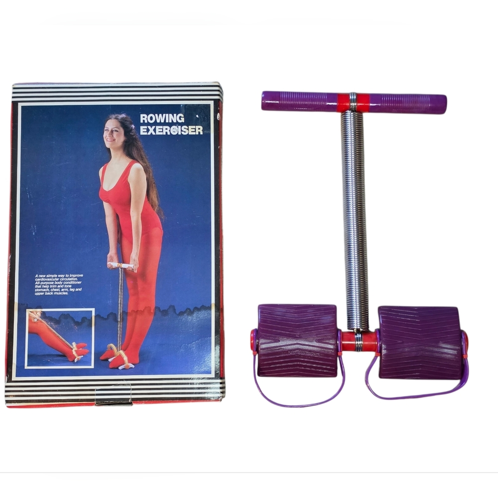 Vintage 80's Rowing Exerciser New In Box